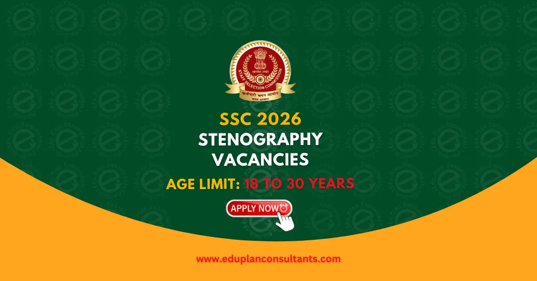 Edu Plan Consultants - SSC Stenographer Recruitment 2026 – Apply Online for 731 Grade C & D Posts