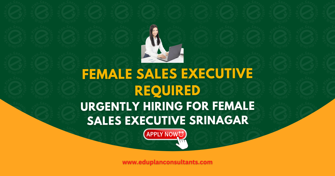 Edu Plan Consultants - Female Sales Executive Job in Travel Company | Jolly Holidays Careers 2026