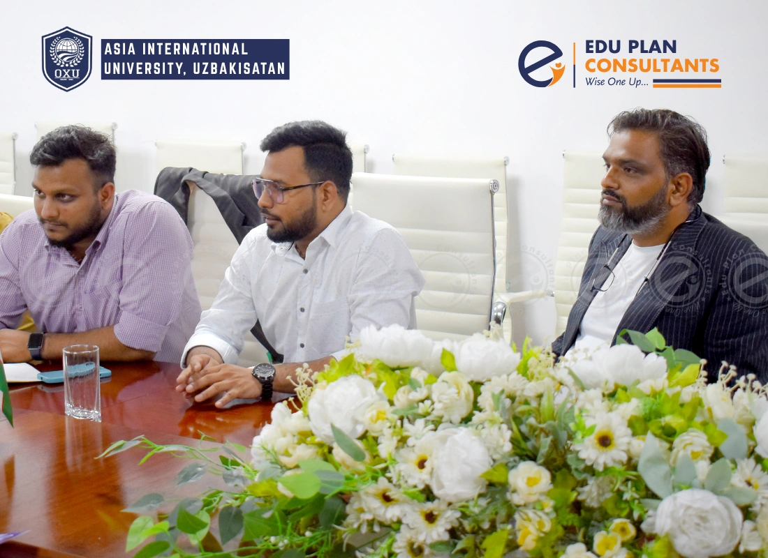 Faculty of Asia International University, Bukhara, meets with Edu Plan Consultants team to chart the path ahead.